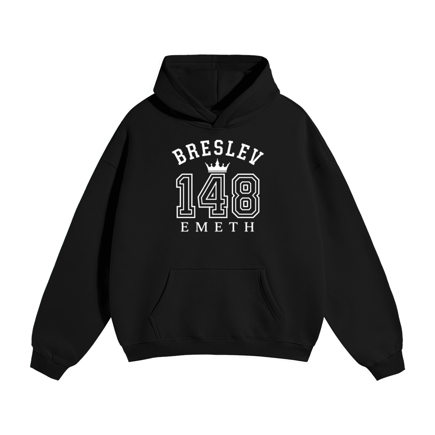 EMETH 148 Breslev Heritage | Hoodie — Noir